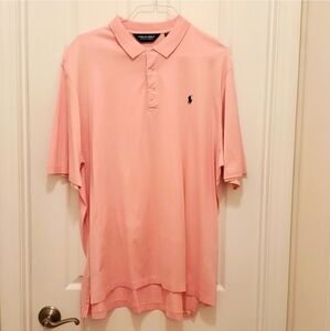 Polo Golf Shirt 🌻 XXL Orange Ralph Lauren Pima Cotton